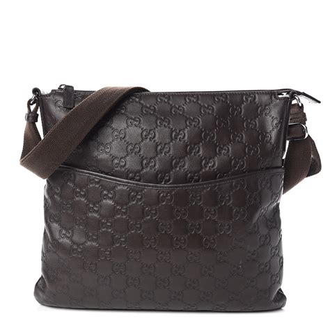 gucci crossbody messenger shoulder bag|gucci guccissima messenger bag.